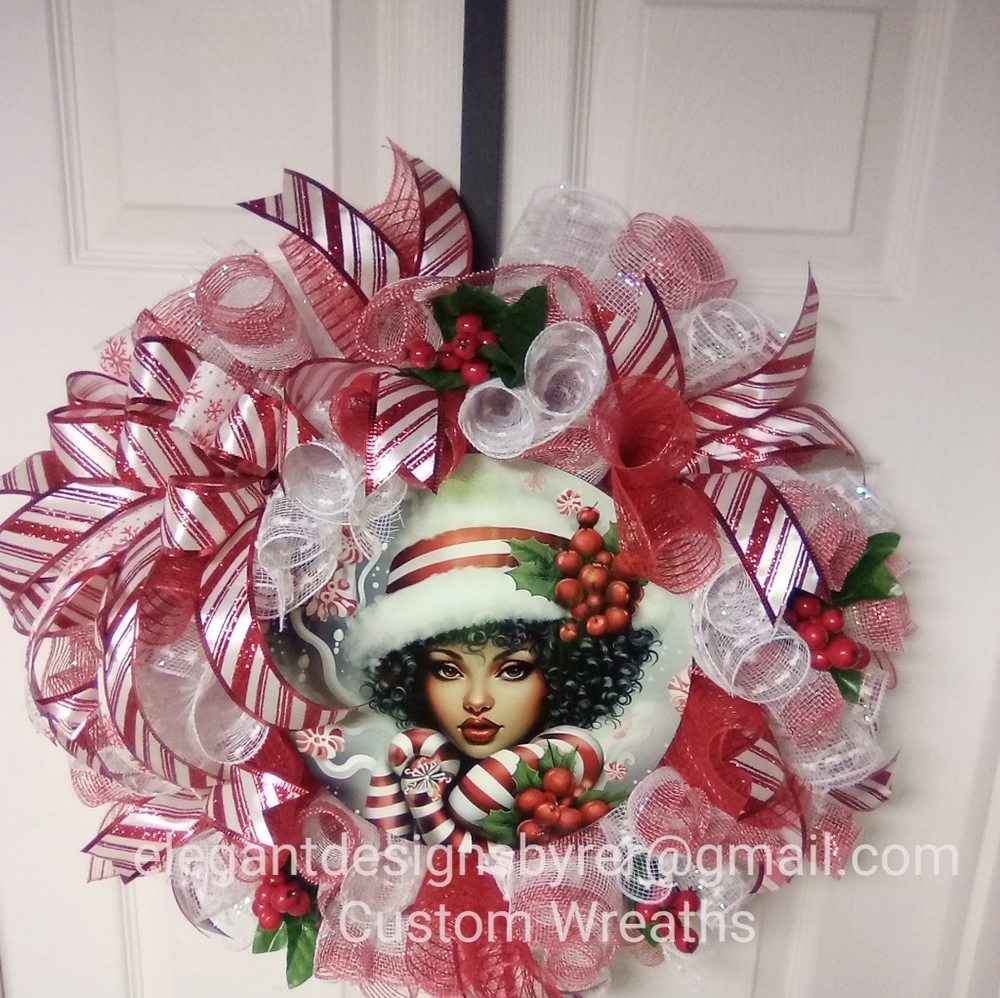 Peppermint Wreath